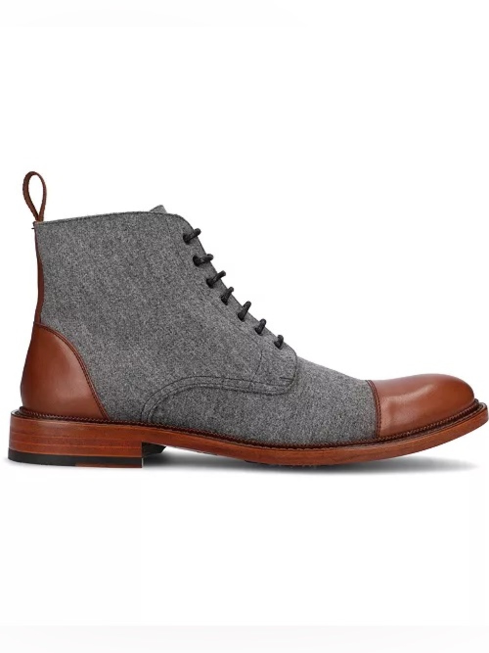 Taft The Jack Boots 🥾 Gray with Brown Leather EU 42 US 9 Excellent Retail: $349